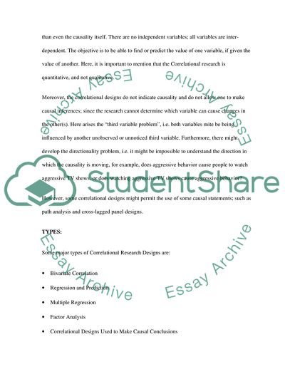 Research Design and Research Methods