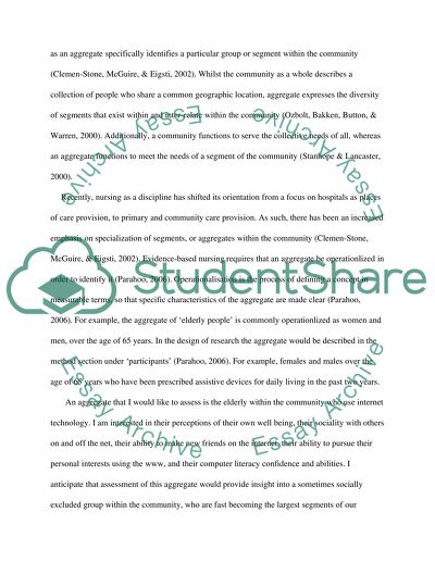 Community and Public Health Nursing