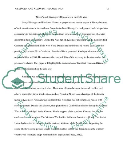 Henry Kissinger and Richard Nixon