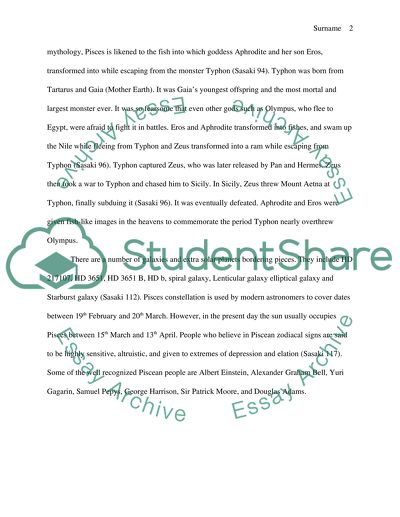 Constellations: Pisces, the Fish