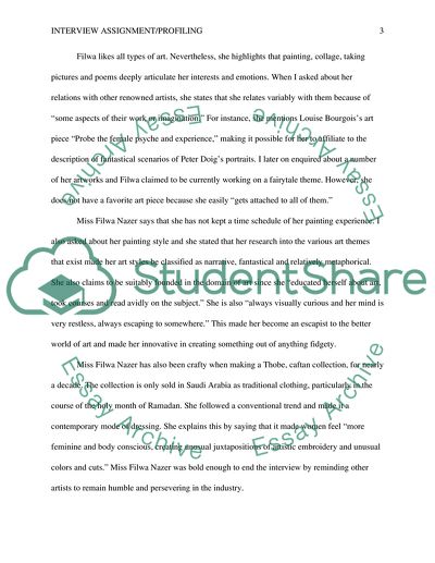 Interview Assignment/profiling