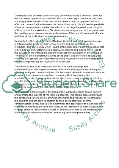 Importance of Internal Relations Case Study