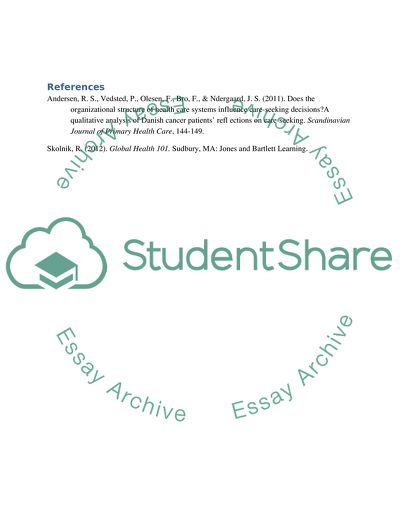 Organizational Structure of Healthcare System