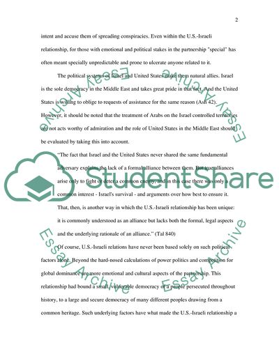 The United States and the Six Day War