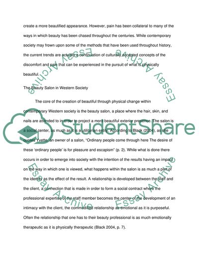 Social Identity through Creating the Beautiful Body