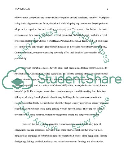 Definition and Meaning of Workplace Safety