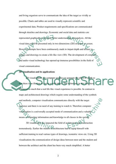3D Visualisation and Physical Model Making: a Comparative Study