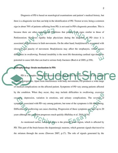Brain mechanisms underlying Parkinson disease