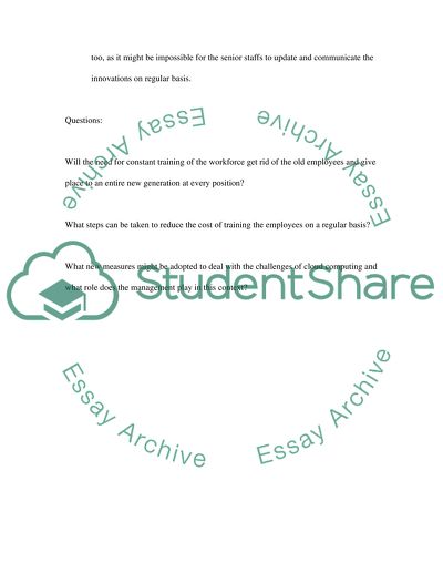 Spread and Popularization of Cloud Computing