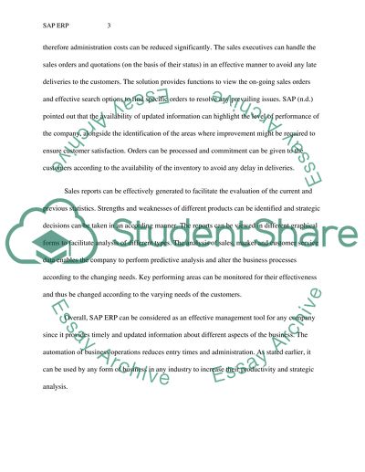 Enterprise Resource Planning