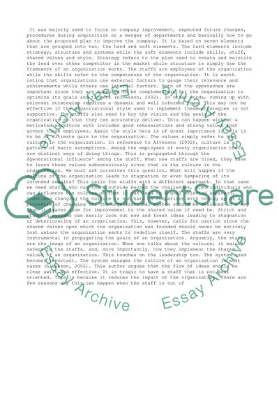 Understanding Organizational Culture, Systems, and Style