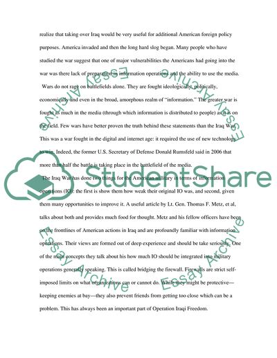 Operation Iraqi Freedom