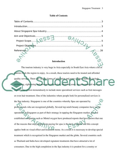 The potential of a Singapore Signature Treatment