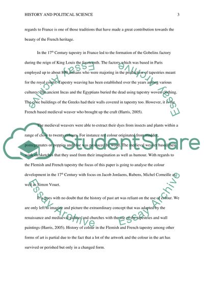 Color Developments in 17th-Century Flemish and French Tapestry