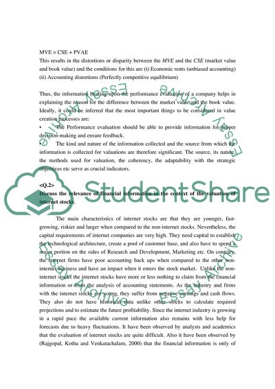 Why a Firms Market Value Differs From Its Book Value