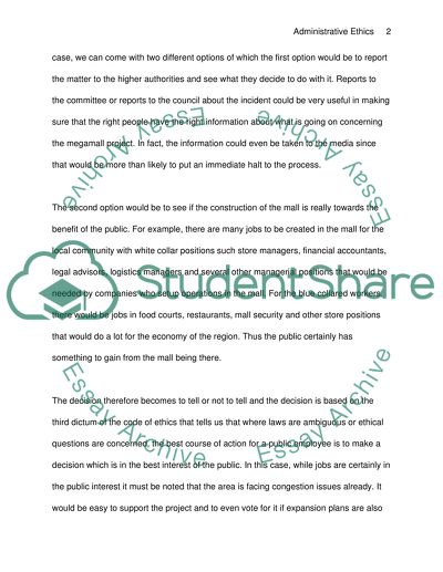 Administrative Ethics