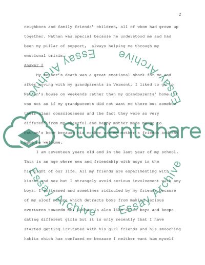 Important Changes in My Family