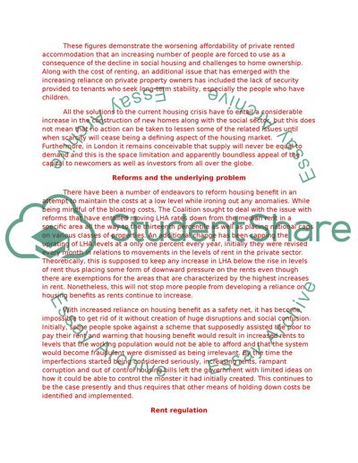To What Extent Is Increased Legal Regulation of the Privately Rented Sector Justified And Desirable