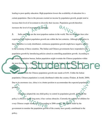 Marketing Dimensions of Population Growth