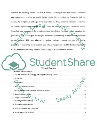 Writing a Fundraising Bid