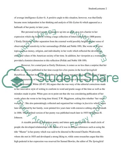 Emily Dickinsons Mystery