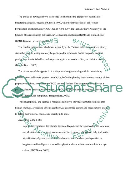 Should Parents Be Able to Design Their Own Babies