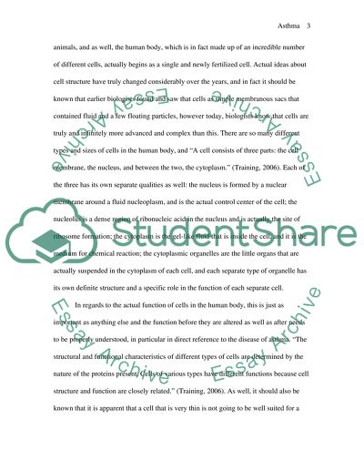 The Disease of Asthma Itself and How It Works