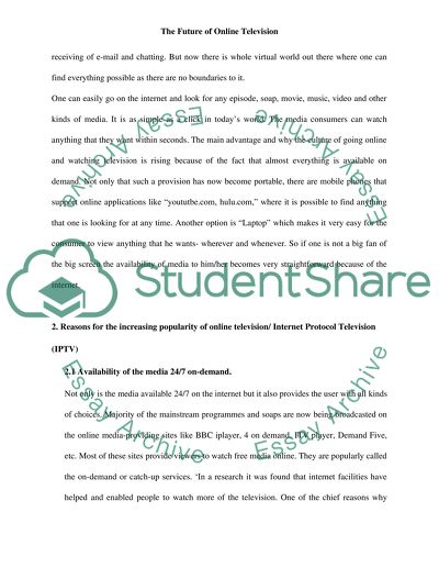 The future of online television