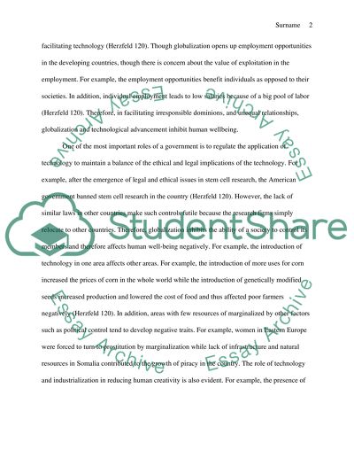 Technology religion and globalization