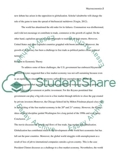 Commanding Heights video series Reaction Paper