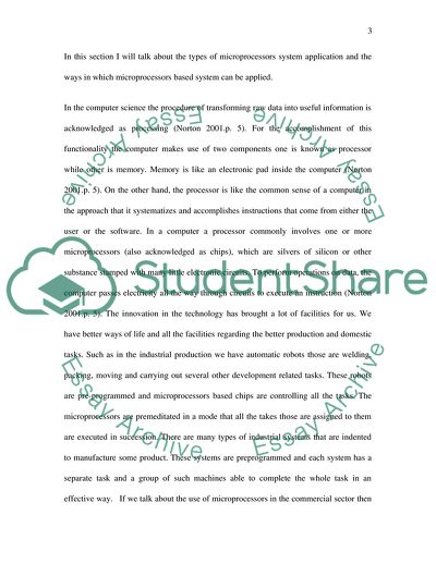Microprocessor System and Application