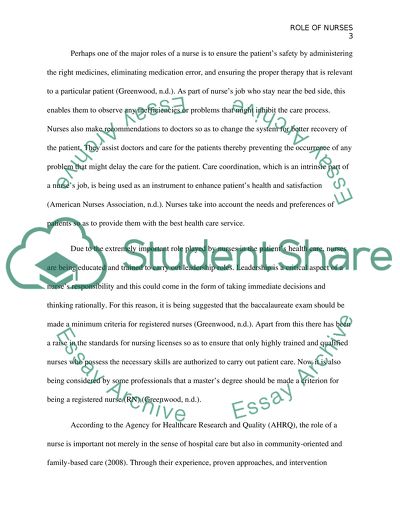 The nurses Role in The prevention of health care associated infections