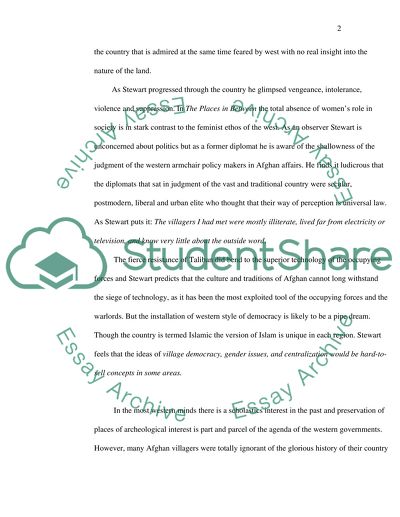 A Space of Their Own: Afghan Villages Through Rory Stewarts Eyes