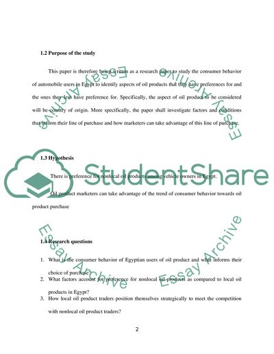 Oil Change Behavior of Passenger Cars Owners in Egypt: Effects of Brand Origin on Consumer Attitudes