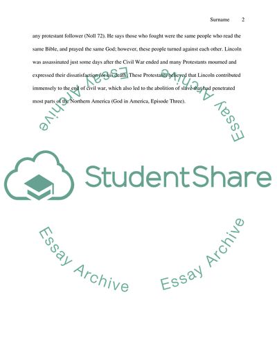 Religion in american experience