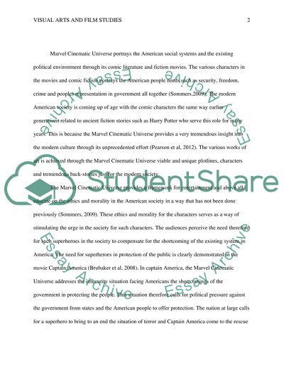 American Socio-Political Reality in Marvel Cinematic Universe