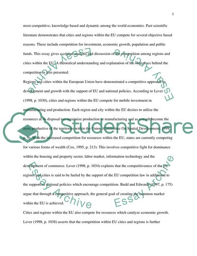 Competition and Cooperation of Cities
