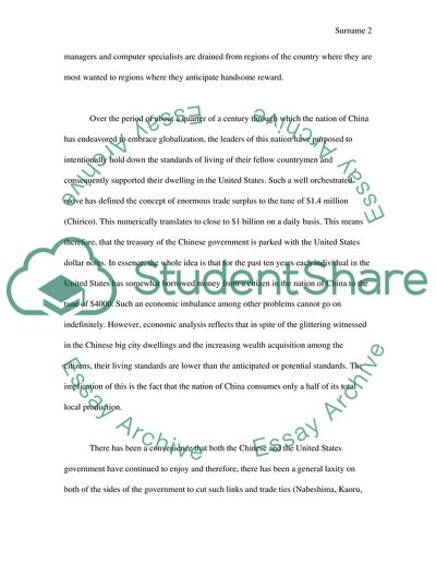 Impact of Climate Change on Chinas Globalization