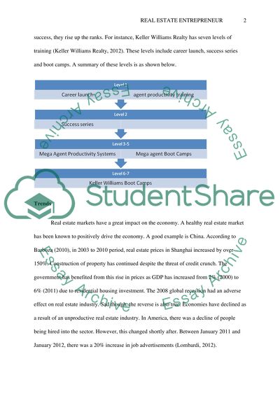 Career Analysis of a Real Estate Entrepreneur