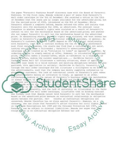 Pavarotti Fashions Brand