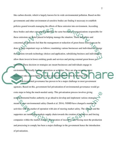 International Environmental Governance