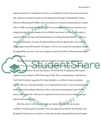 The evolution of us gaap