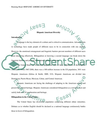 Hispanic American Diversity