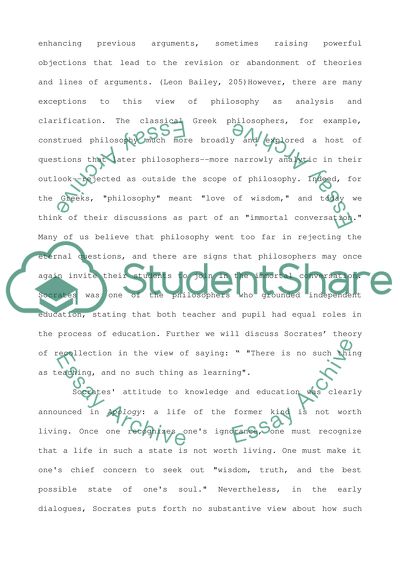 The Socratic Theory of Recollection