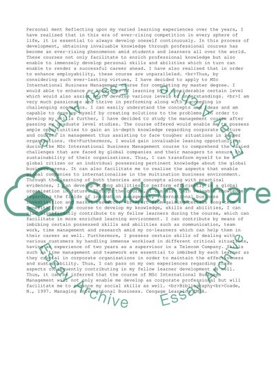 Managing International Business