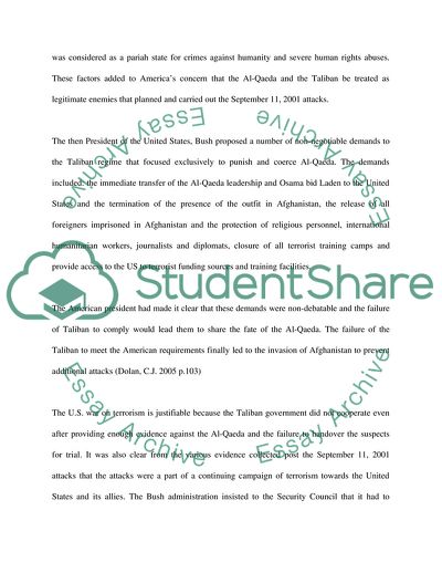 Terrorist Control Improving