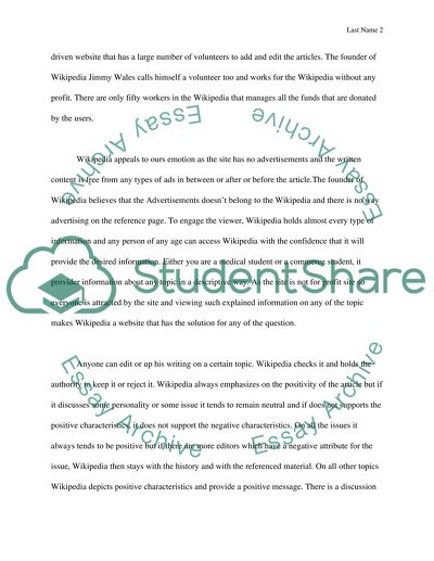 Web Sites That Students Access for Information