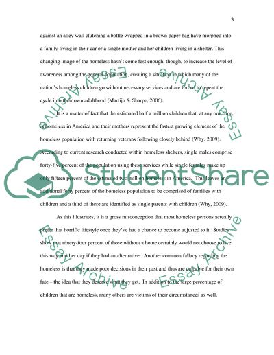 The Homeless of Society: Causes and Solutions