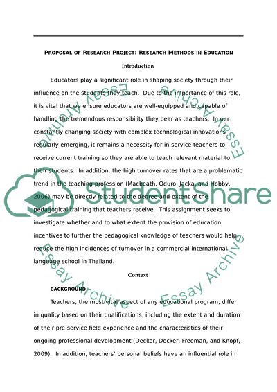 Research Methods in Education
