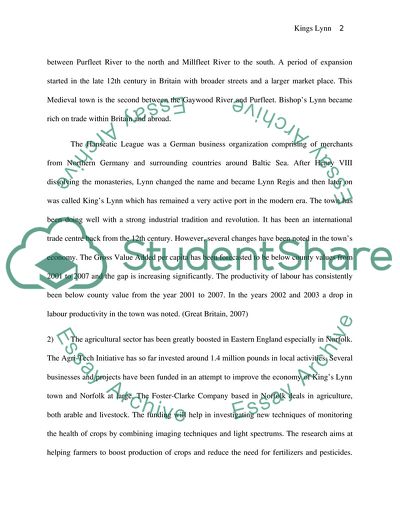 The Cultural, social and economic townscape of Kings Lynn